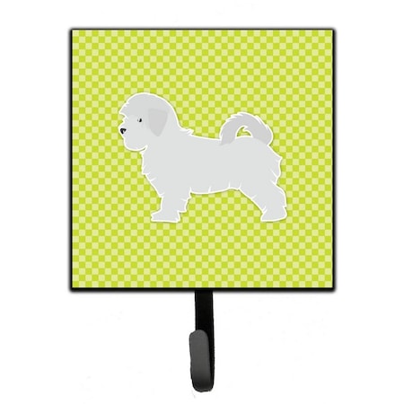 Jensendistributionservices Maltese Checkerboard Green Leash or Key Holder MI1707780